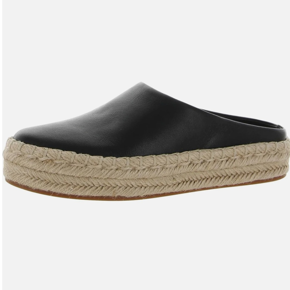 BRANDNEW Vince Women Ulla Cushion Footbed Insole Espadrilles Clog Flats Size 8